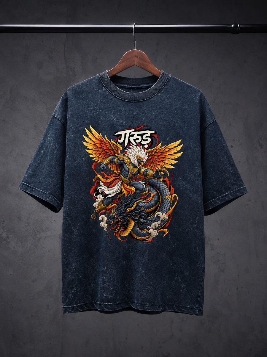 Garuda Warrior  Oversized T-Shirt –  Premium Cotton